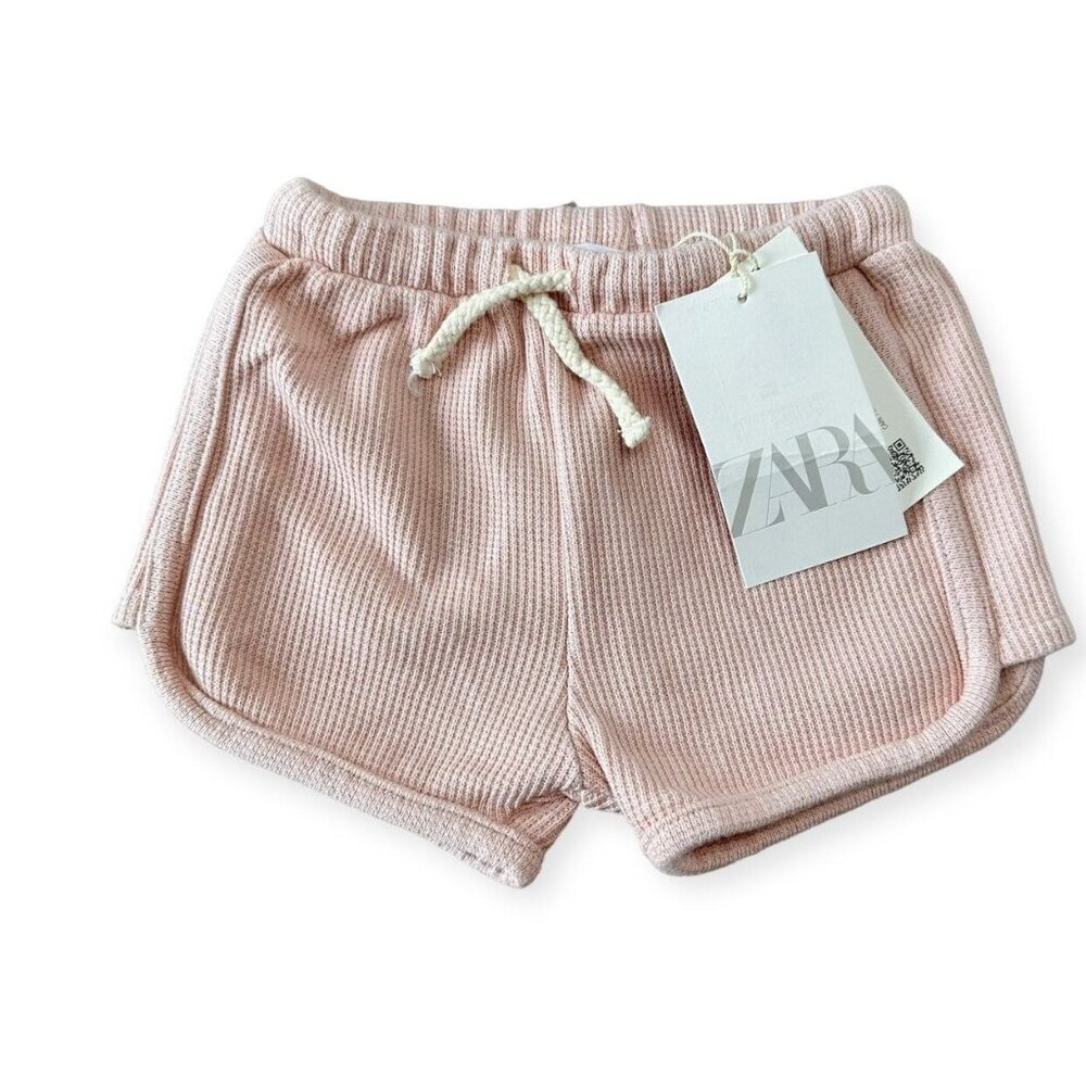 NWT Zara Baby Waffle Knit Shorts